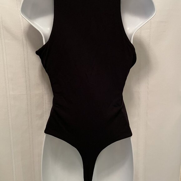 NWT Naked Wardrobe Black Thong Cut Bodysuit Size XL - Picture 2 of 6
